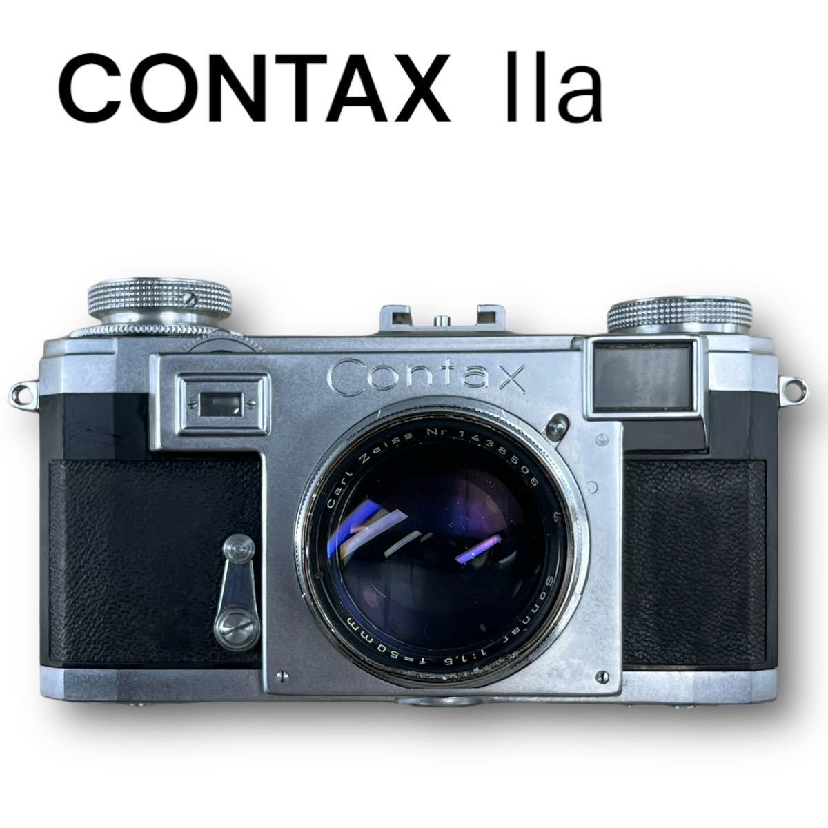 【Zeiss レンズ付属】コンタックス CONTAX 2a IIa おまけのレンズZeiss-Opton Sonnar 50mm F1.5付き_画像2