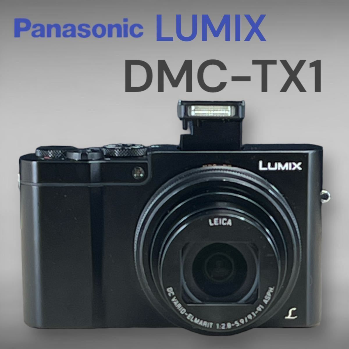 【パナソニック TX1 LEICA Vario ELMARIT 】LUMIX DMC-TX-1 Black 2010万画素 Wi-Fi搭載機 完全動作美品_画像2