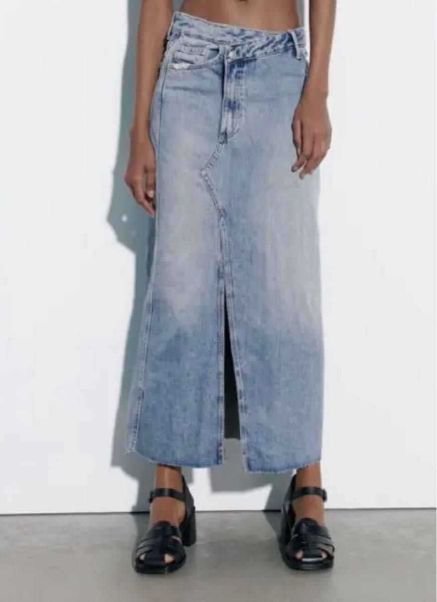 23SS今季完売 ZARA ザラ デニム ロング スカート|Yahoo!フリマ 23SS今季完売 ZARA ザラ デニム ロング スカート|Yahoo!フリマ