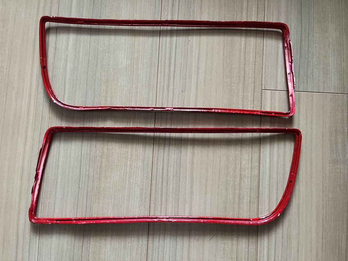 *[ new goods ] Lancia Delta 16V evo front grille radiator grill red molding left right set ( Lancia Integrale LANCIA DELTA)*