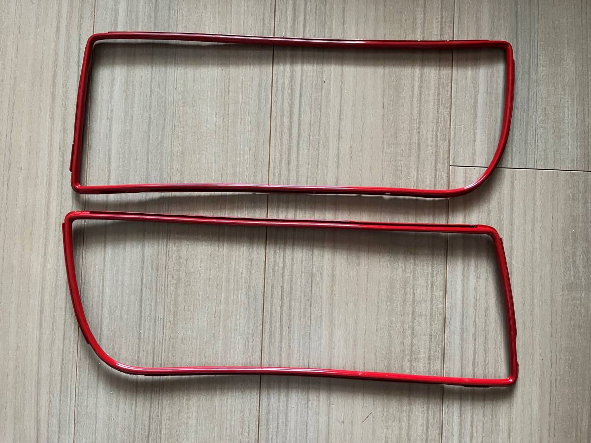 *[ new goods ] Lancia Delta 16V evo front grille radiator grill red molding left right set ( Lancia Integrale LANCIA DELTA)*