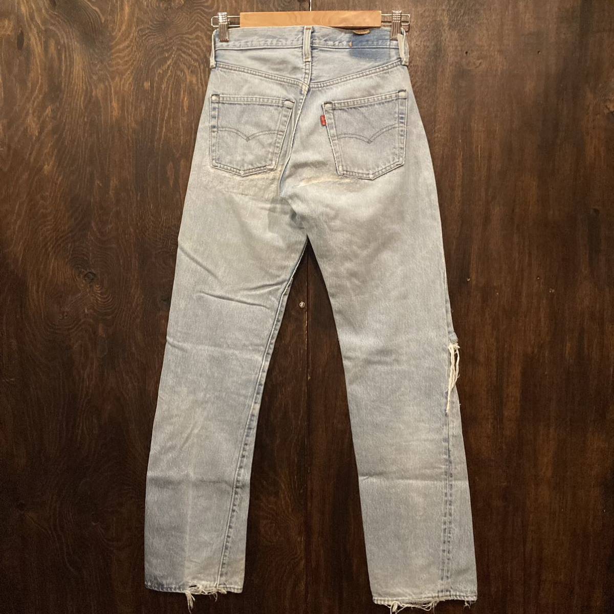 Levi’s 501 デニムパンツ 70〜80年代 赤ミミ ダメージデニム リーバイス501 ヴィンテージ USA製 アメリカ製 レッドライン