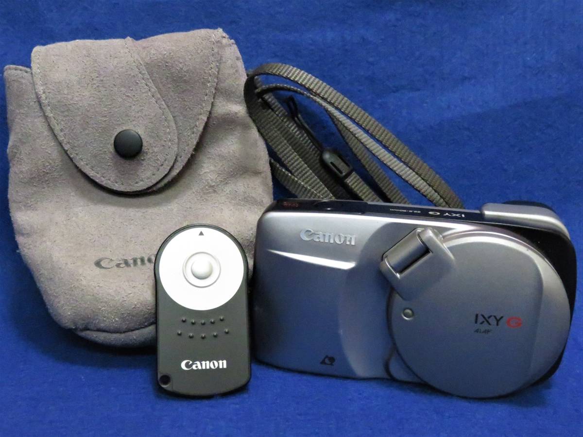 動作未確認 カメラケース、セルフィー用リモコン付、キャノン Canon IXY G AiAF 22.5-90mm_画像1