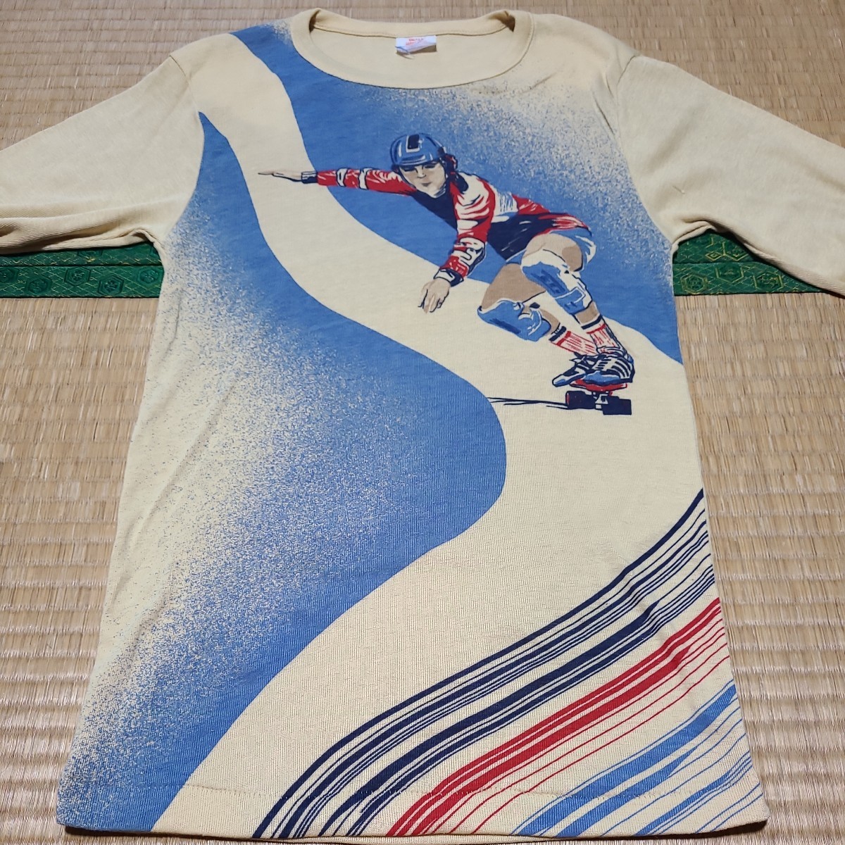 70s SEARS シアーズ PERMA-PREST スケートボーダー ロング Tシャツ