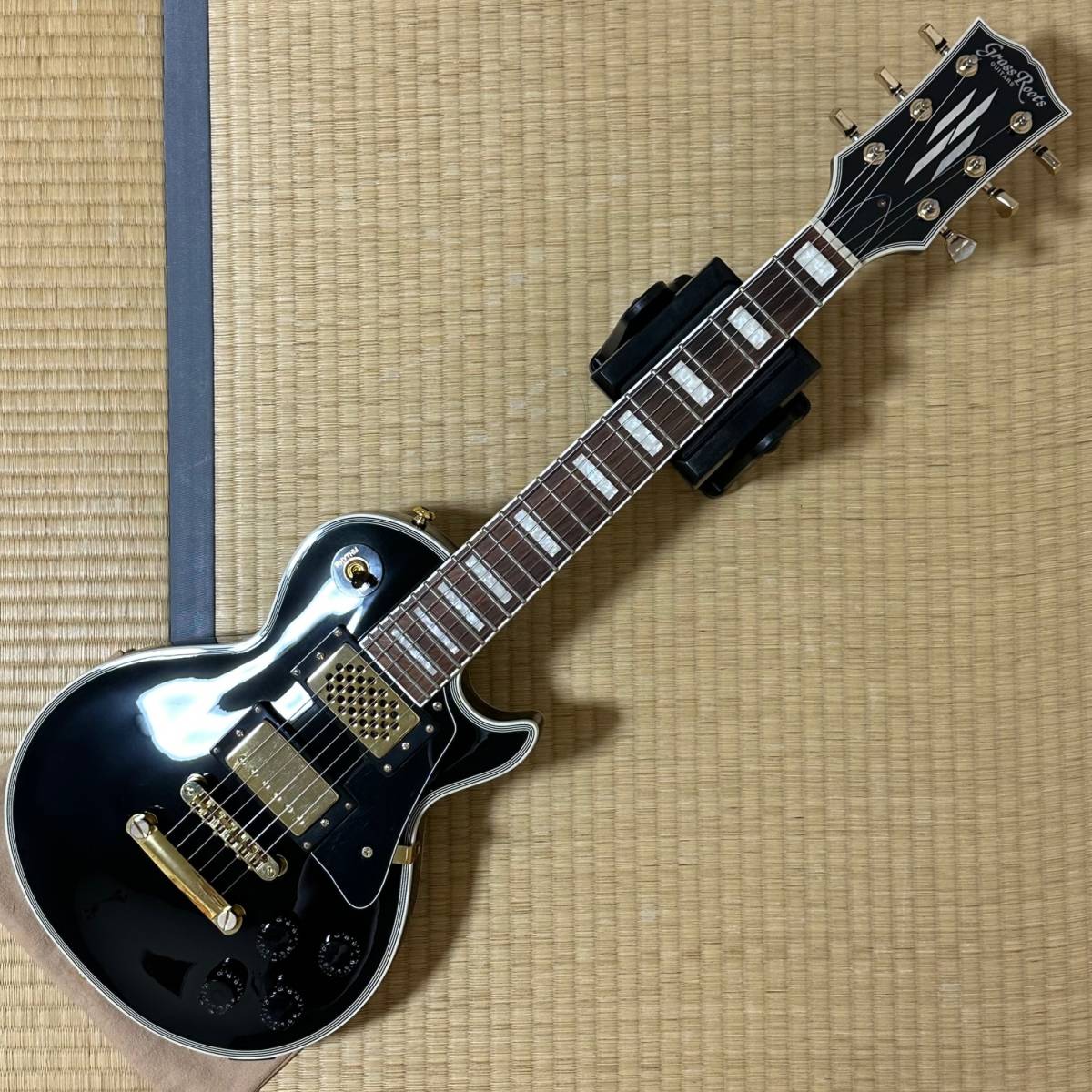 美品 GrassRoots by ESP グラスルーツ G-LPC-MINI BK レスポール