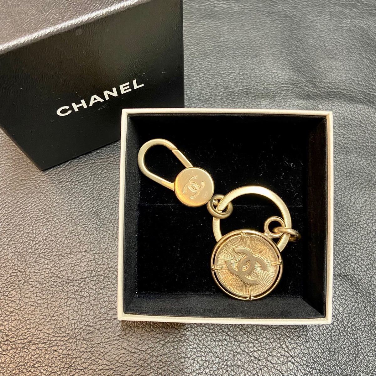 【CHANEL】新品未使用 シャネル ココマーク キーホルダー キーリング バッグチャーム