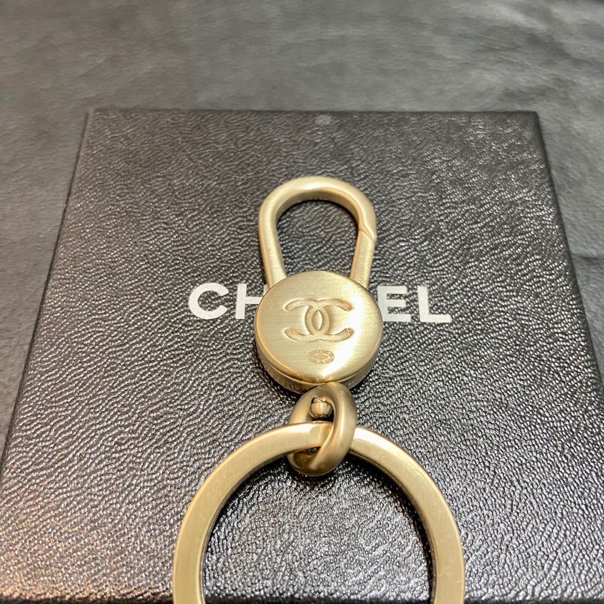 【CHANEL】新品未使用 シャネル ココマーク キーホルダー キーリング バッグチャーム