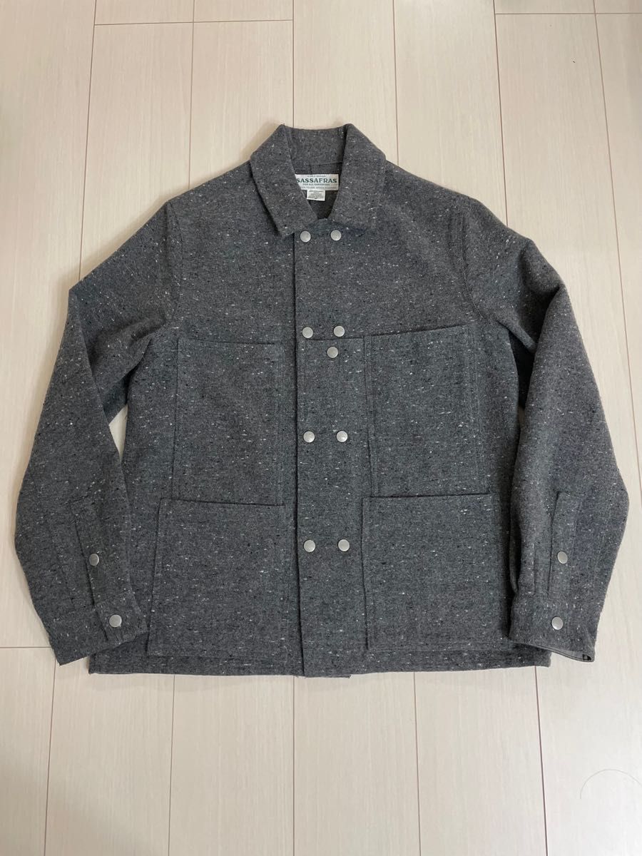 SASSAFRAS LEAF BLOWER JACKET メルトン SASSAFRAS LEAF BLOWER JACKET メルトン 最高ファッション