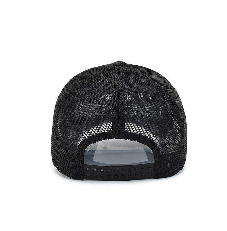 帽子 キャップ メンズ 通気性キャップメンズ 日よけ 野球帽 UPF50 UVカット 蒸れにくい 調整可能 ストラップ付き-ネイビー_画像3