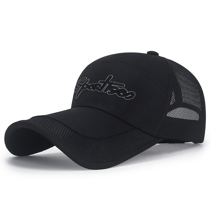 キャップ メンズ 帽子 メッシュ キャップ スポーツ ランニング UVカット速乾 軽薄 つば長 紫外線対応釣り ゴルフ 男女兼用-ベージュ_画像5