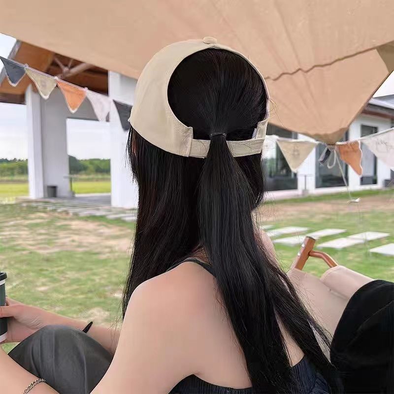 キャップ レディース 帽子 吸汗速乾 UVカット 日焼け防止 紫外線対策 軽量UPF+50 春夏 小顔効果穴付きーークリームの画像4