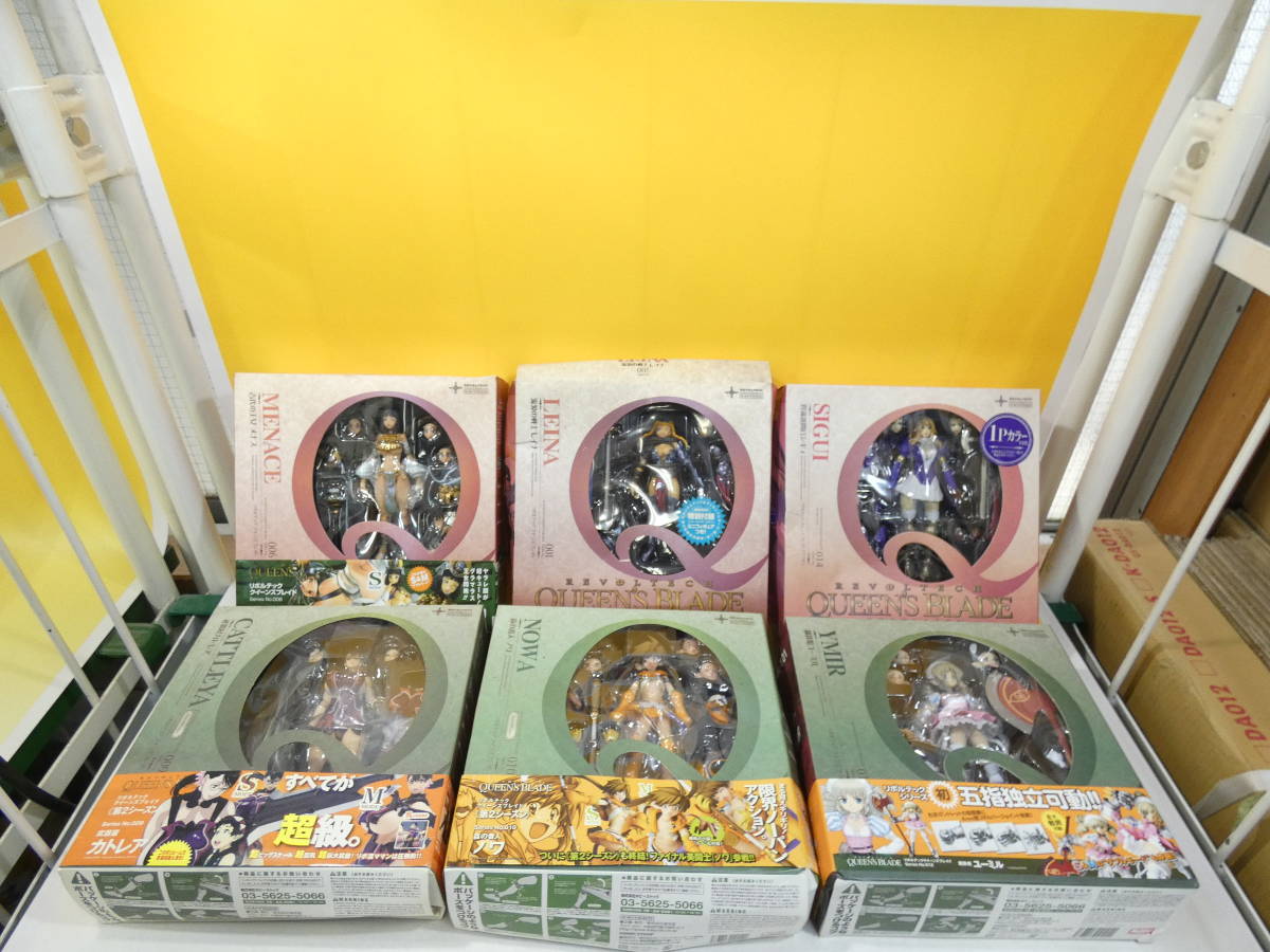 女性が喜ぶ♪ 【中古】海洋堂リボルテック クイーンズブレイド6点