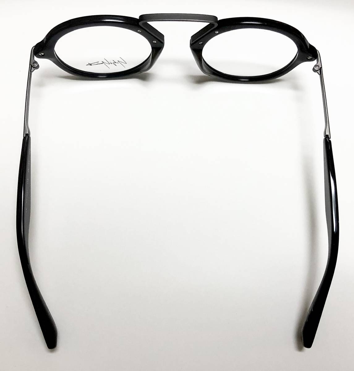 新品 Yohji Yamamoto ヨウジヤマモト 丸メガネ 純正ケース付き 日本ブランド フランス製 Frame France Y3_画像8