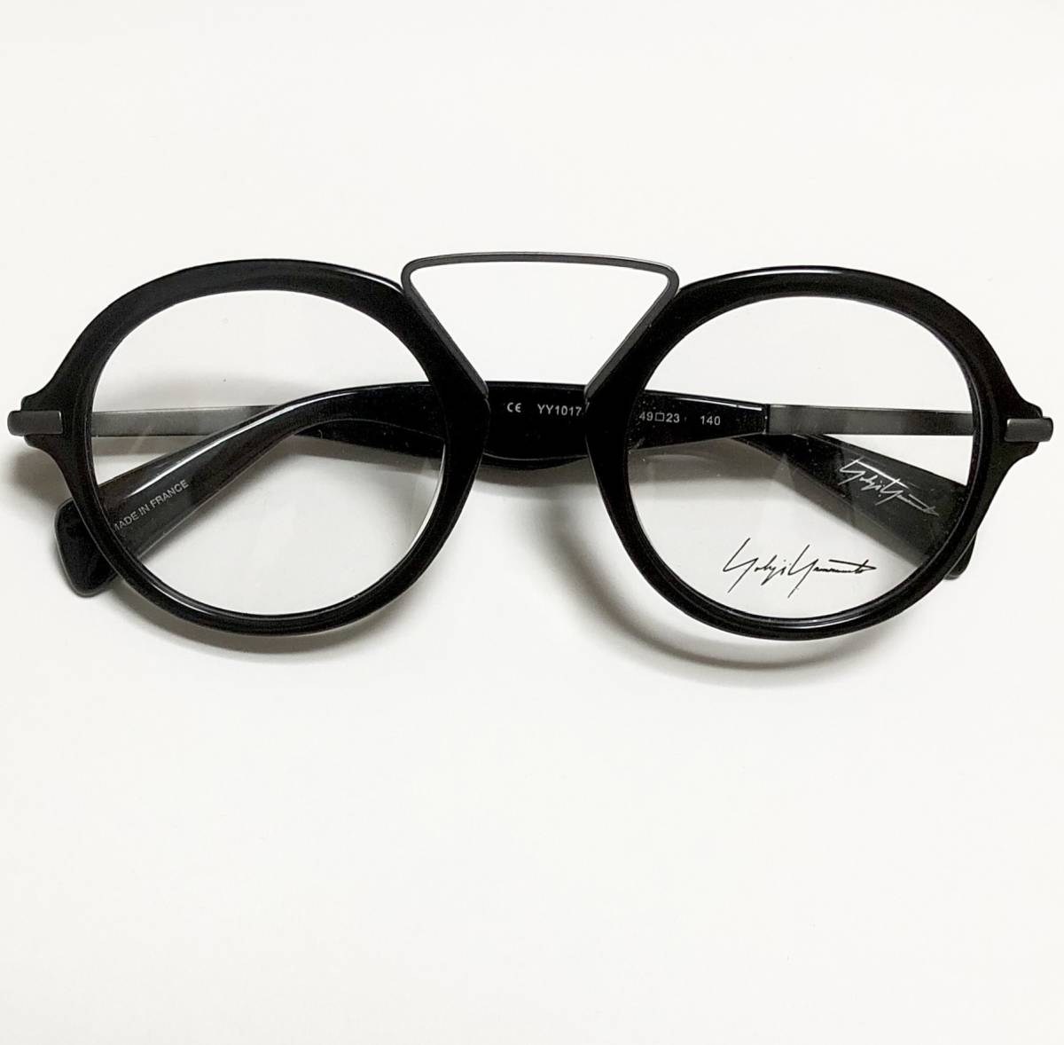 新品 Yohji Yamamoto ヨウジヤマモト 丸メガネ 純正ケース付き 新品 Yohji Yamamoto ヨウジヤマモト 丸メガネ 純正ケース付き