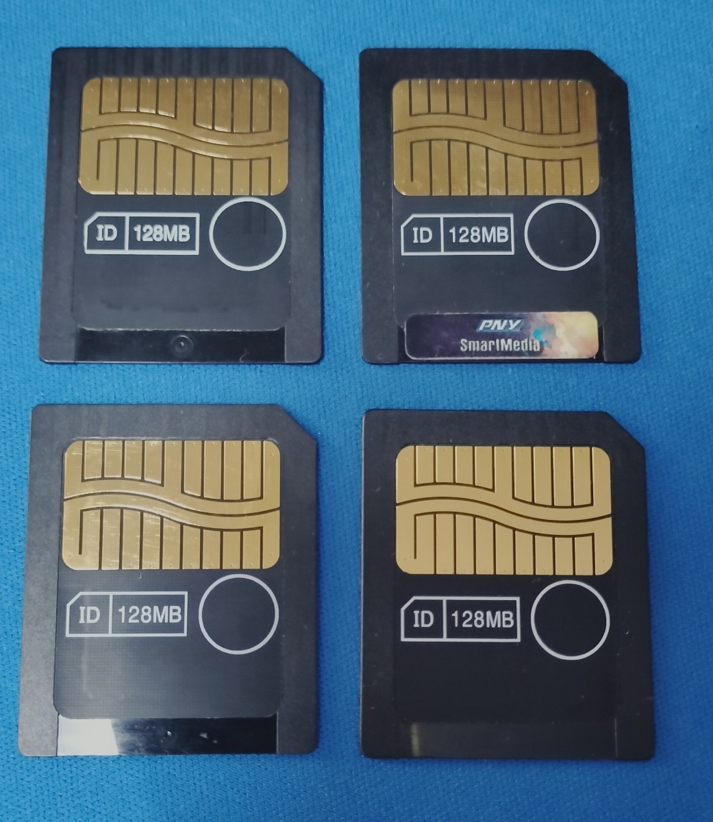 ランキング第1位 128MB スマートメディア 動作品 4枚 SmartMedia