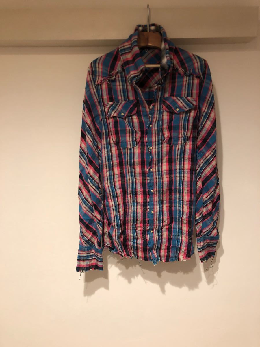 LGB ルグランブルー ネルシャツg チェックシャツg メンズ1 shirt-g