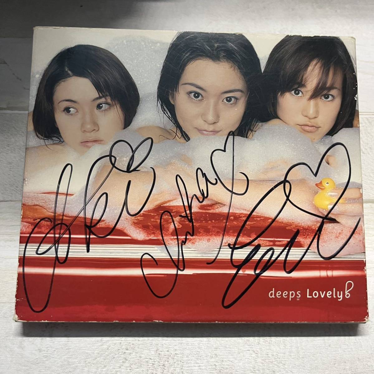 直筆サイン入り CD deeps Lovely!_画像1