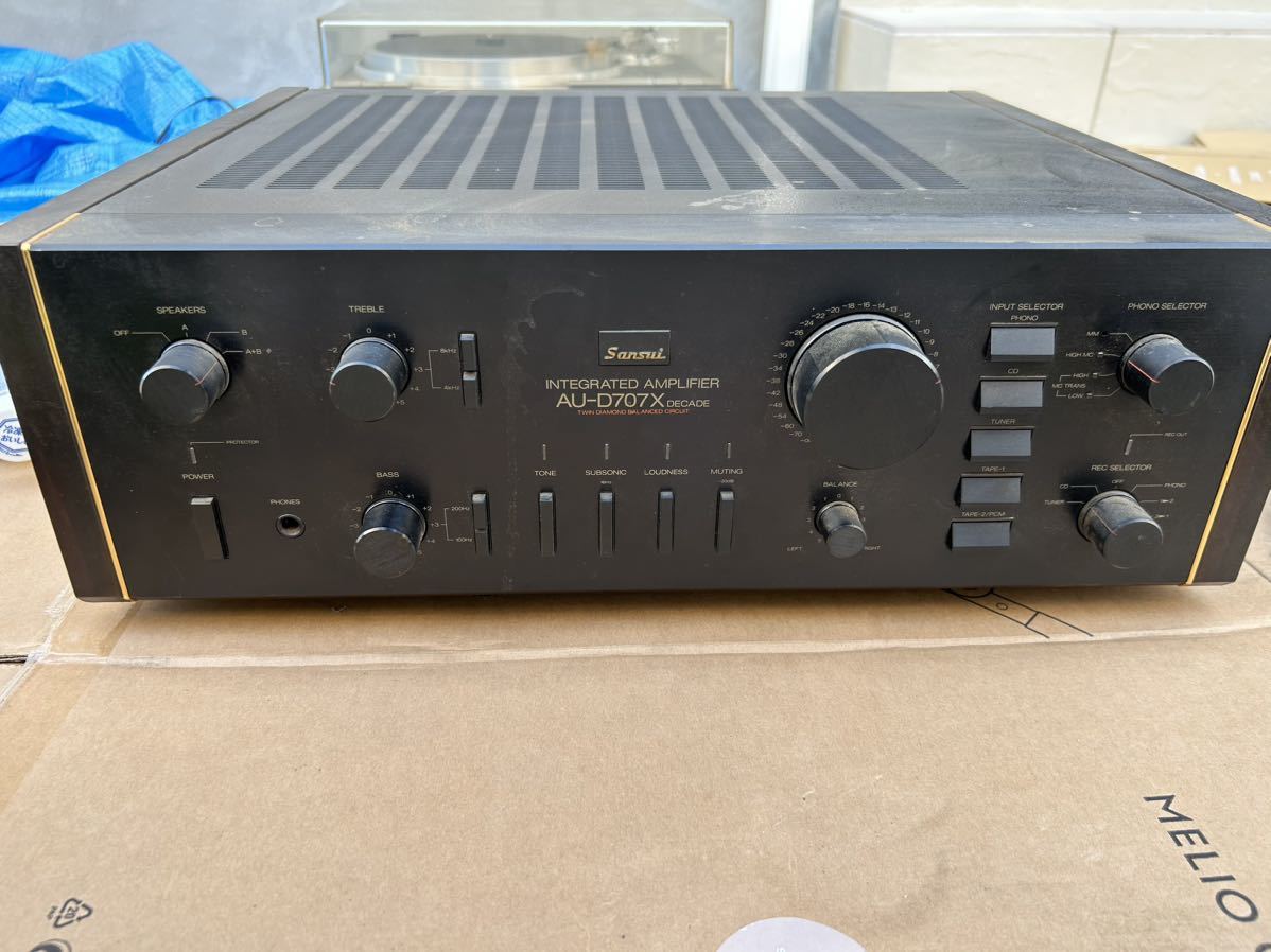 SANSUI プリメインアンプ サンスイ オーディオ機器AU-D707X DECADE