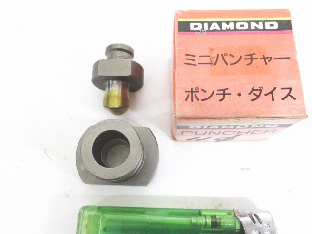 ア646■DIAMOND(ダイヤモンド) ミニパンチャー用 替刃 ポンチ・ダイス 11ｍｍ / IKK 石原機工【全国発送OK】未使用_画像1