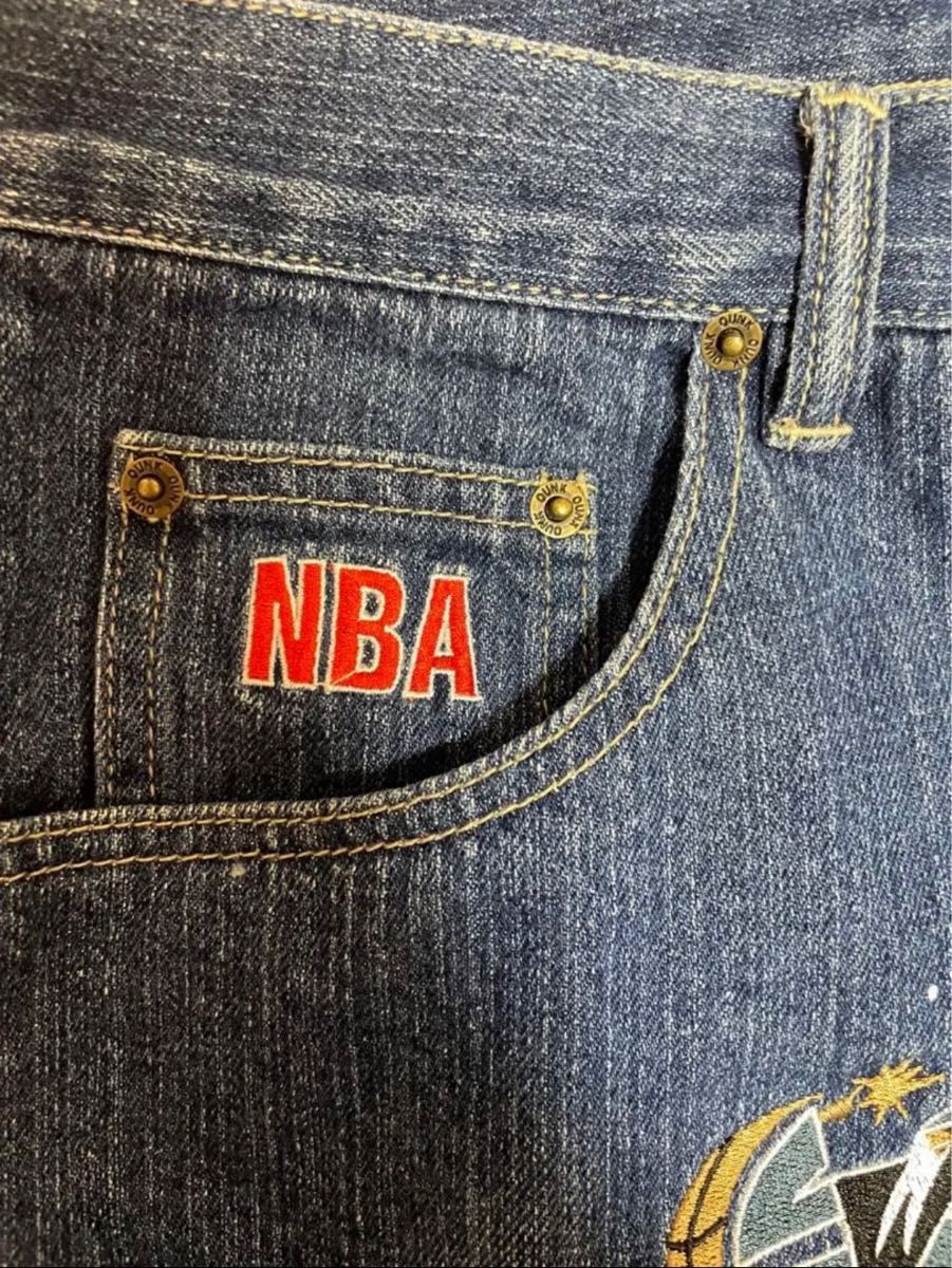 NBA unk デニム シュプリーム レイカーズ デニムワッペン W38 チーム
