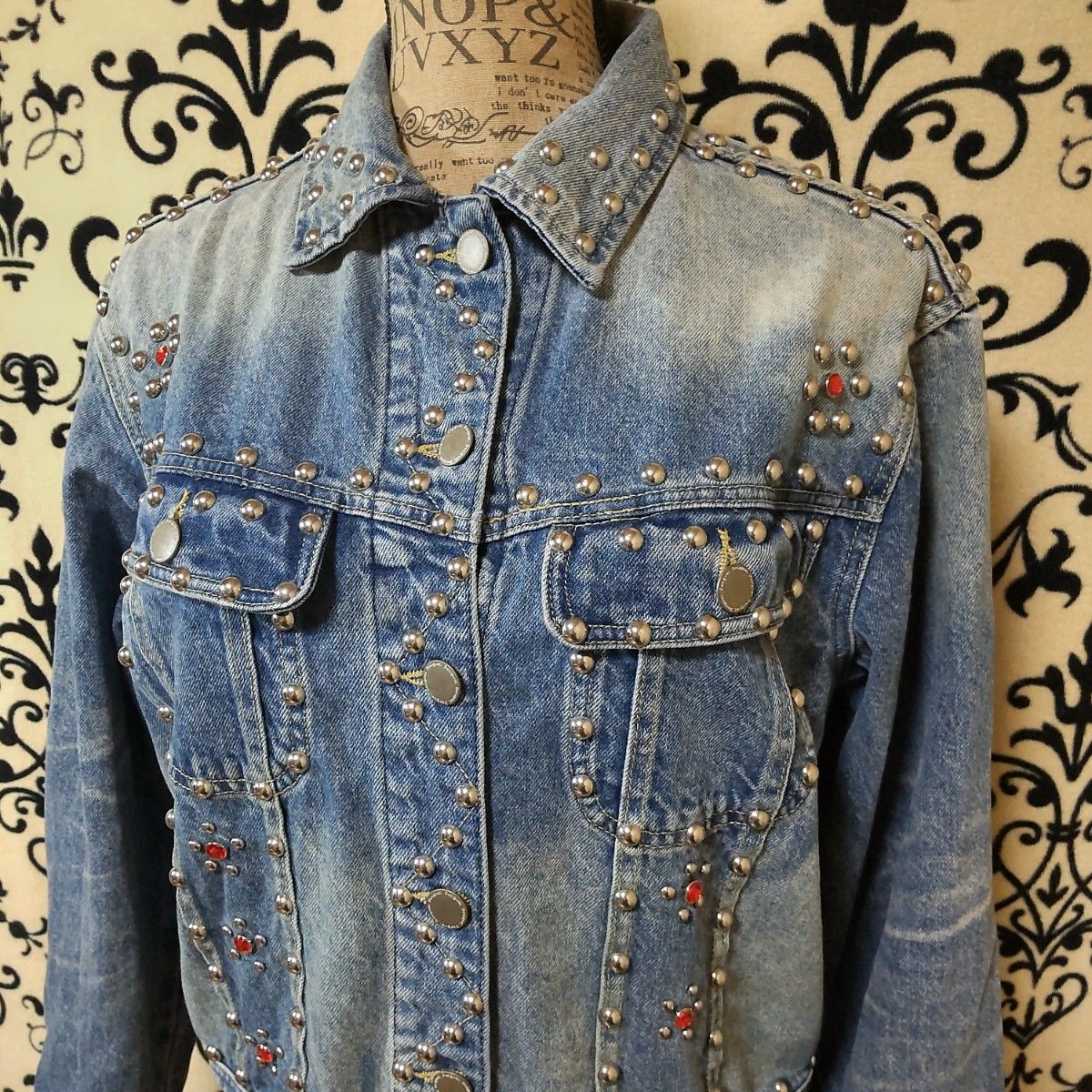 Desigual×JohnsonHartigスタッズデニムジャケット39900円