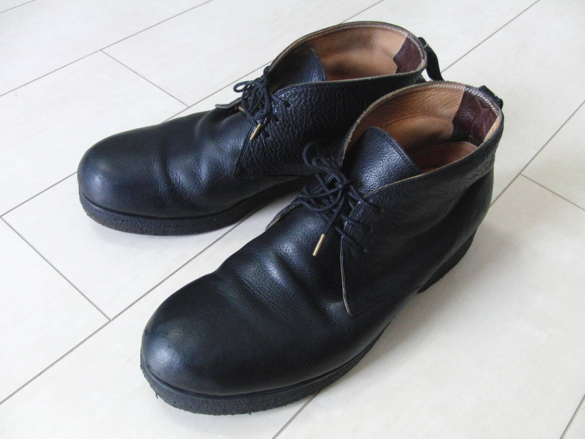 foot the coacher　デザートブーツ★ブラック　FT09AW26-9　SIZE:９　本革　重厚★フットザコーチャー