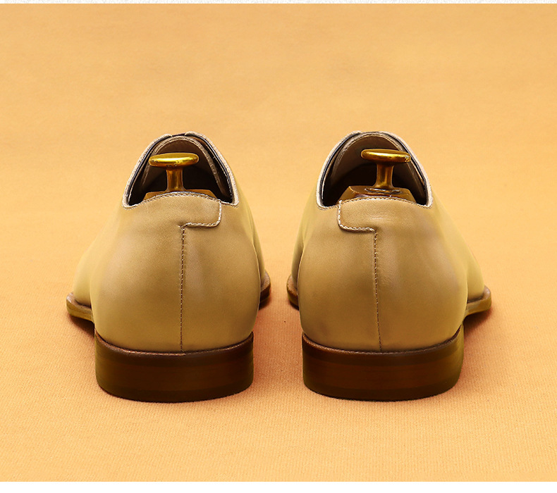 第一ネット 新品 フォーマル イギリス風 牛革 紳士靴 職人手作り 本革