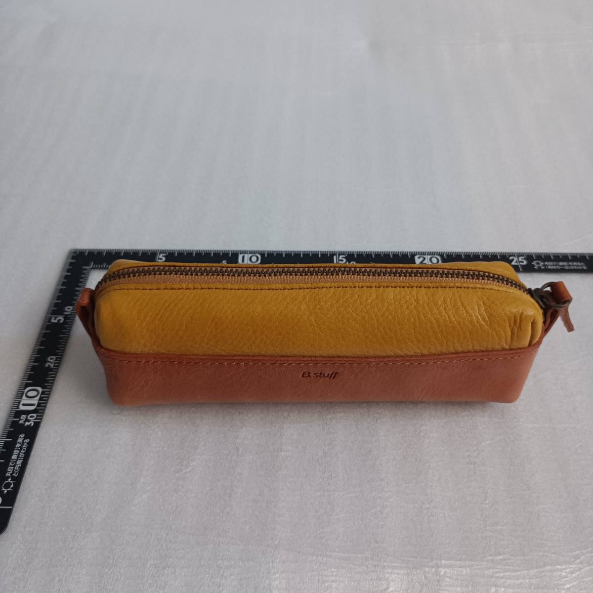 未使用 B.stuff ペンケース 筆箱 ハンドバッグ 牛皮 ブラウン 未使用 B.stuff ペンケース 筆箱 ハンドバッグ 牛皮 ブラウン