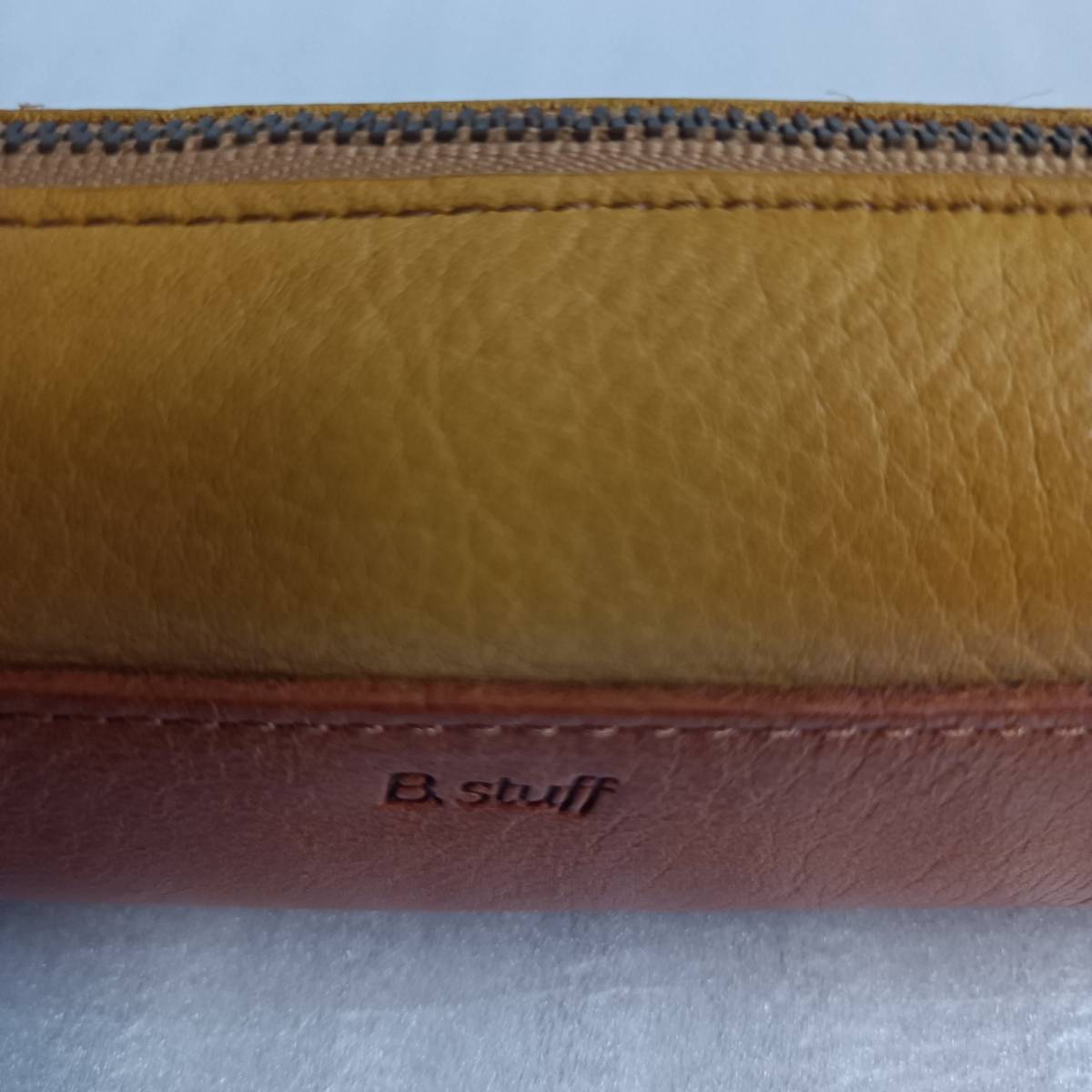 未使用 B.stuff ペンケース 筆箱 ハンドバッグ 牛皮 ブラウン 未使用 B.stuff ペンケース 筆箱 ハンドバッグ 牛皮 ブラウン