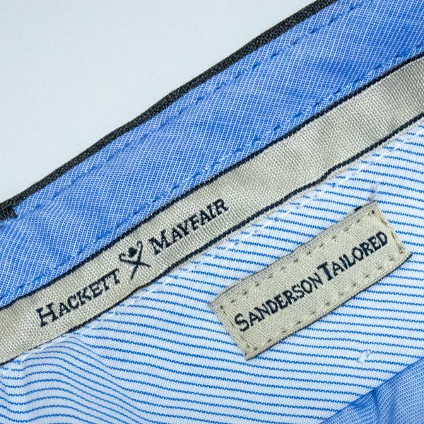 HL45w36 新品/春夏 HACKETT LONDON ハケットロンドン ソリッド トラウザーズ スラックス_画像4