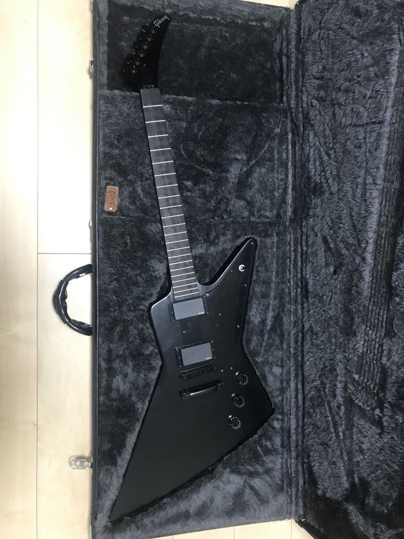 ギブソンUSA エクスプローラー ゴシック2 Gibson Explorer Gothic II EMG ブラック 2006年製_画像1