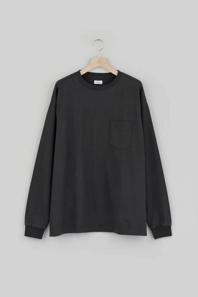 即日発送 CIOTA Long 5 color: black シオタ T-shirt size: Sleeve