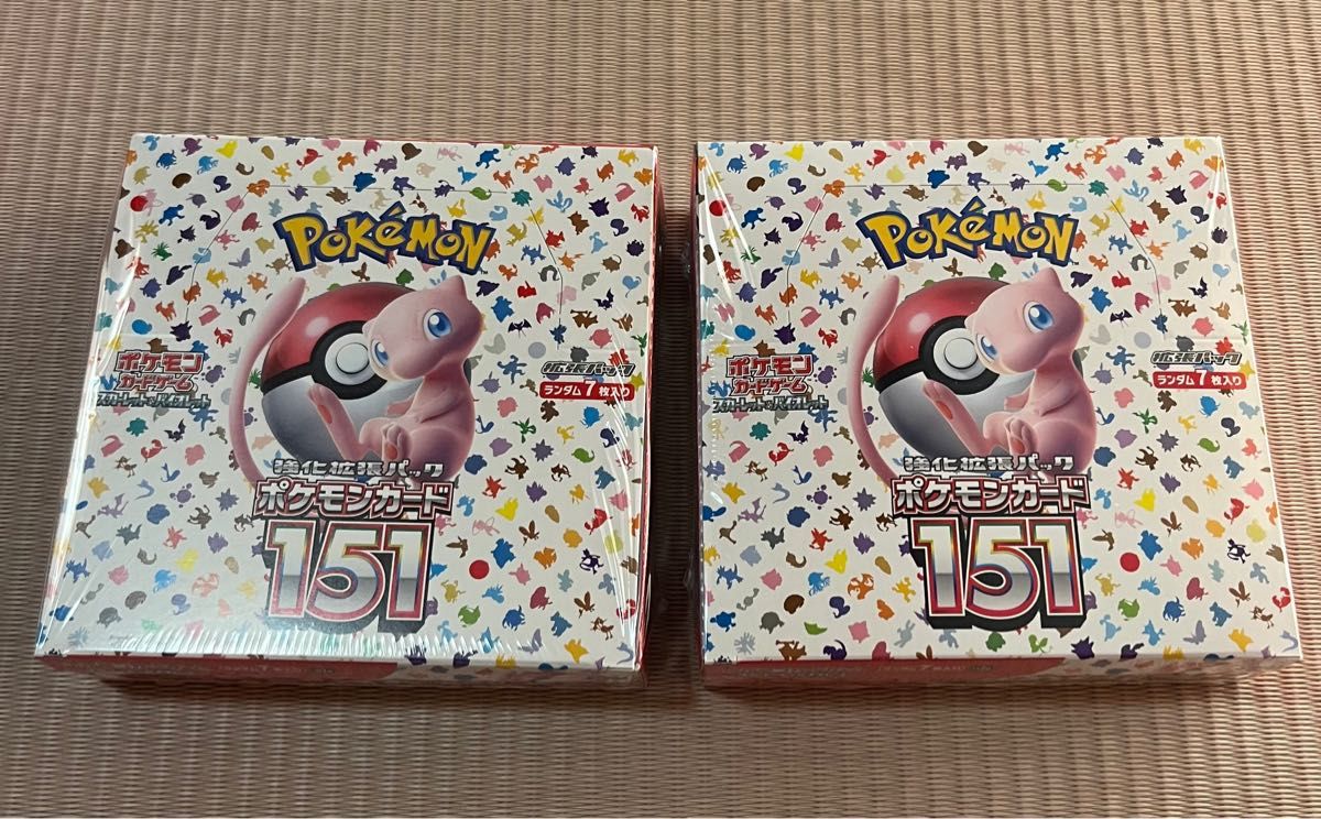 新品未開封 ポケモンカード151 シュリンク付き2BOX｜Yahoo!フリマ（旧