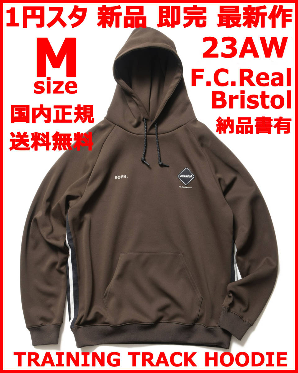 L FCRB 23AW TRAINING TRACK HOODIE BROWN-