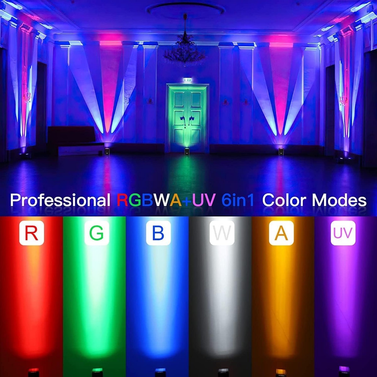 新品 定価18 999円 2023年最新 ワイヤレス ステージライト APP RGB WA+