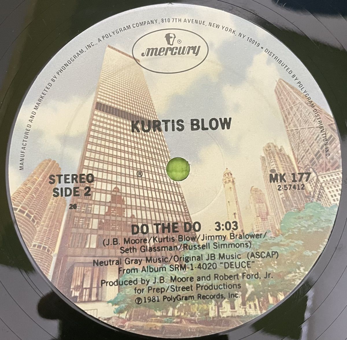 HIPHOP Soul funk record ヒップホップ　ソウル　ファンク　レコード　Kurtis Blow Do The Do/It's Gettin' Hot 1981
