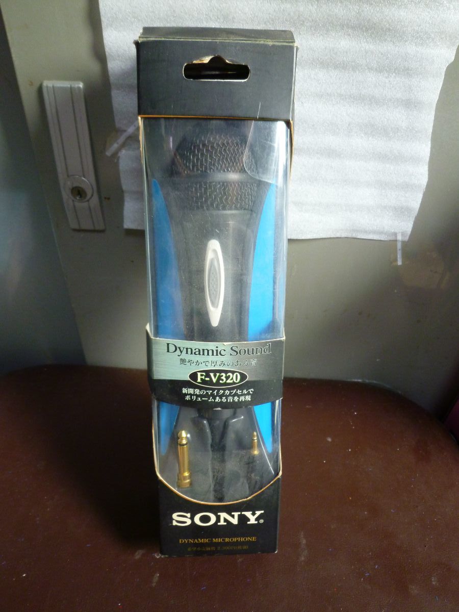 SONY Sony electrodynamic microphone F-V320 microphone Mike 1 pcs used 