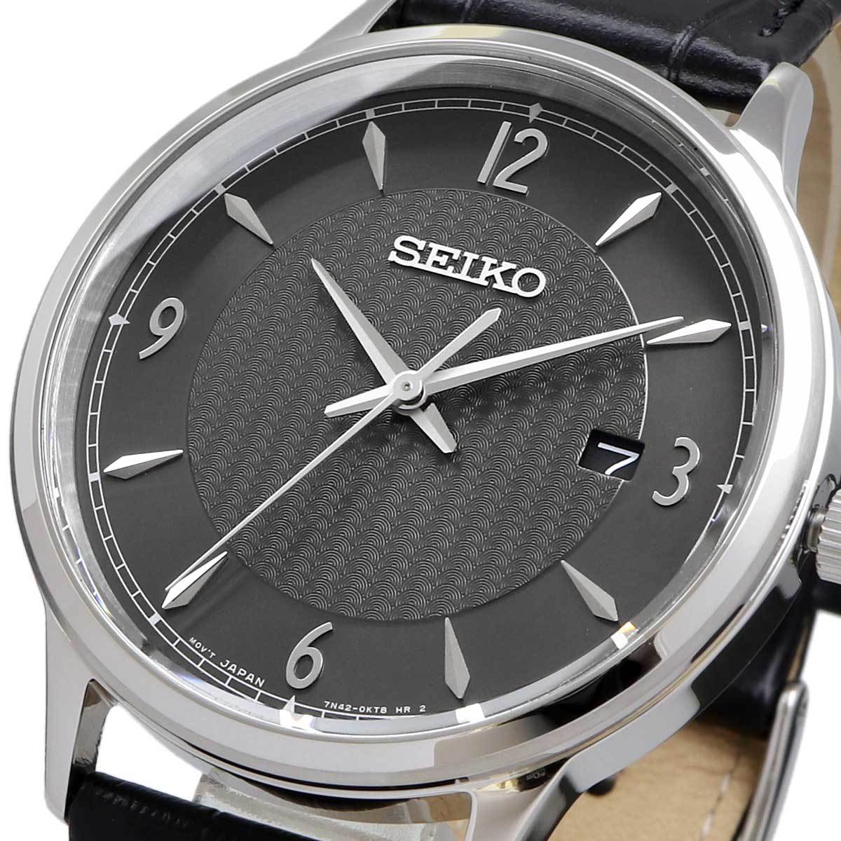 SEIKO セイコー 腕時計 メンズ 海外モデル クォーツ シンプル ビジネス カジュアル SGEH85P1