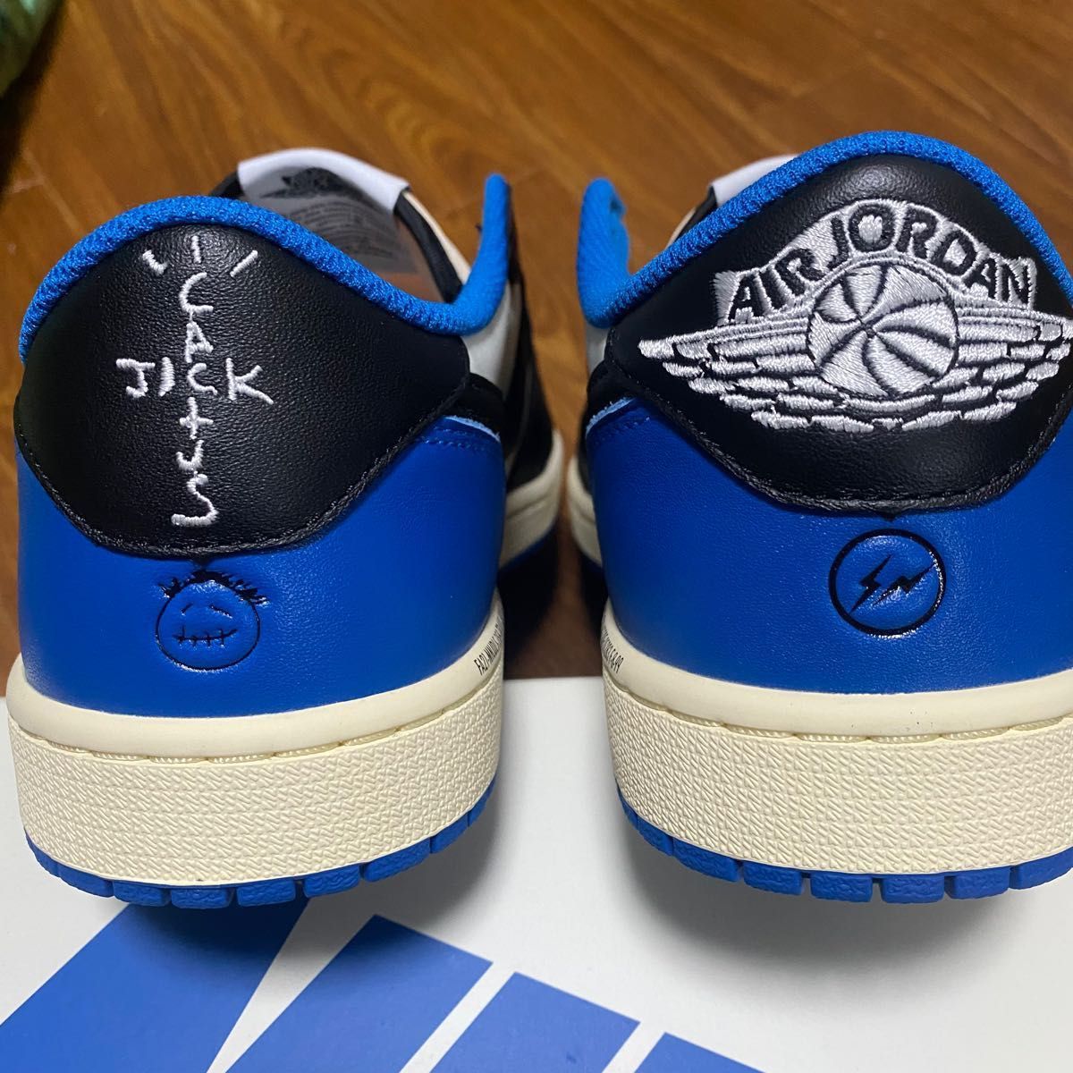 Travis Scott Fragment Nike Military Blue トラフグ 28cm 黒 Travis Scott Fragment Nike Military Blue トラフグ 28cm 黒
