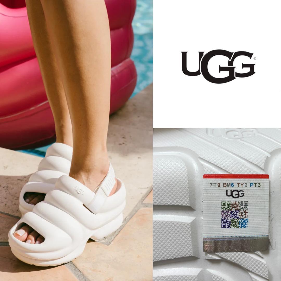 新品 UGG アグ AWW YEAH アー イヤー 厚底 脚長 美脚 サンダル 入手 