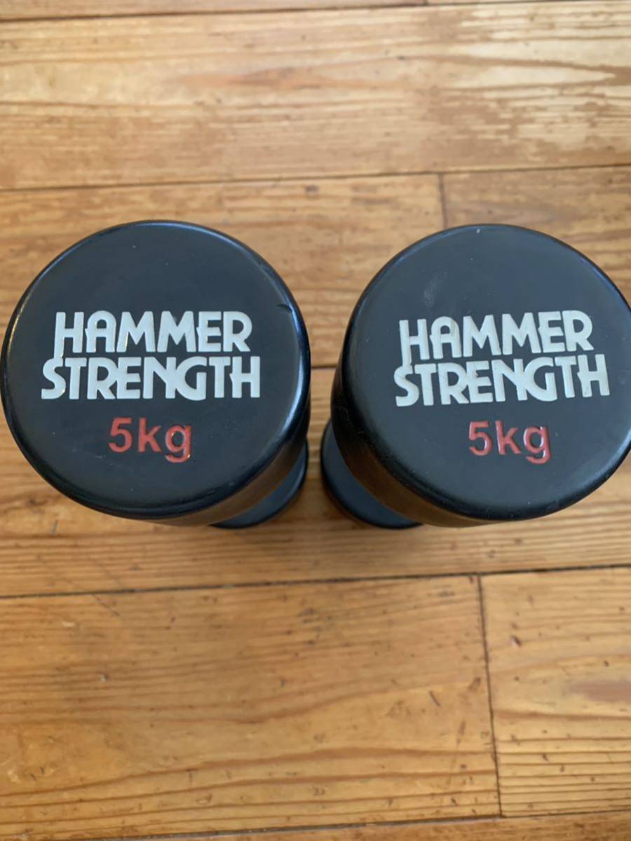 レア品 5kg ダンベル 2個セット ハンマーストレングス HAMMER レア品 5kg ダンベル 2個セット ハンマーストレングス HAMMER