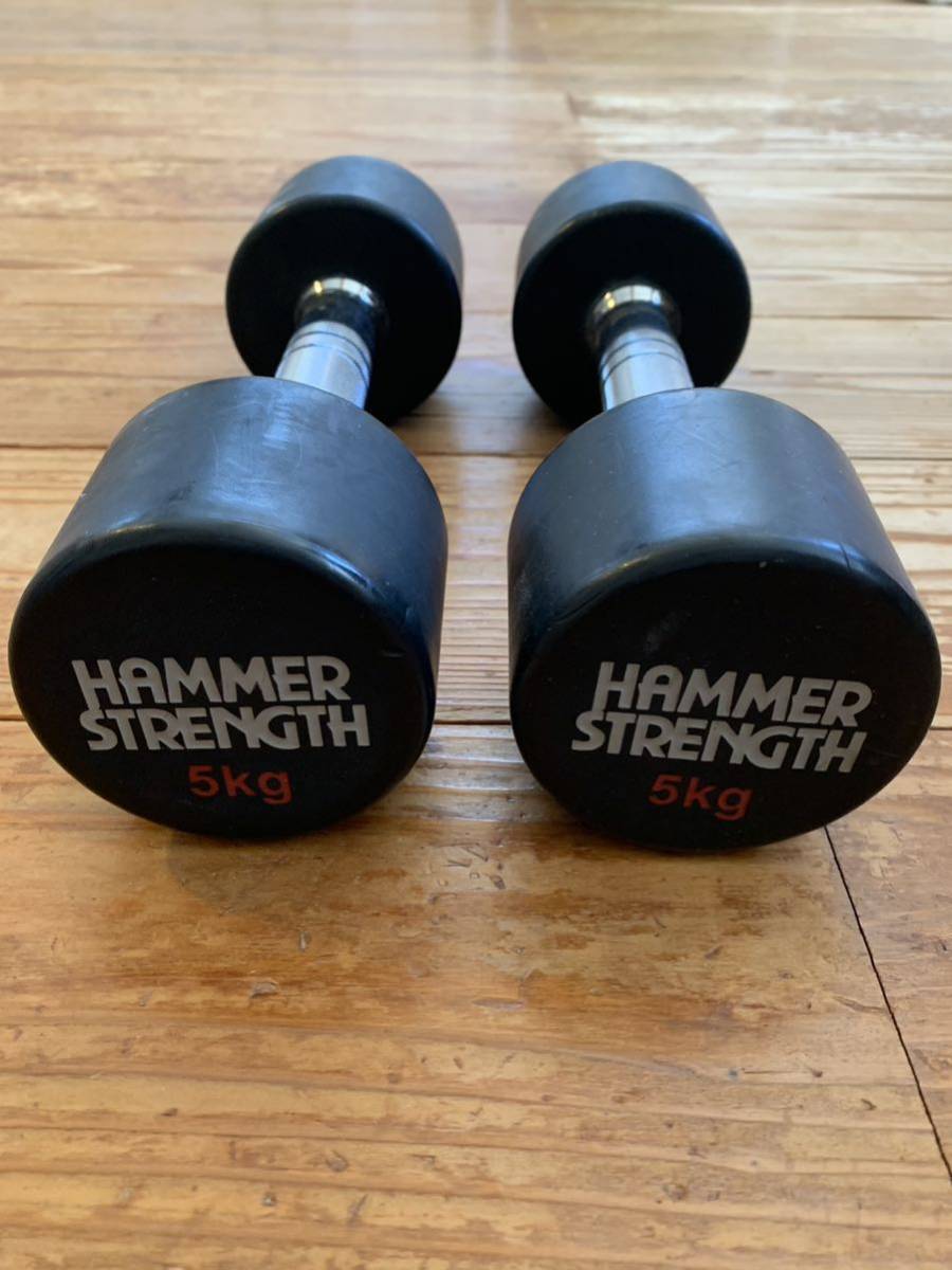 レア品 5kg ダンベル 2個セット ハンマーストレングス HAMMER レア品 5kg ダンベル 2個セット ハンマーストレングス HAMMER
