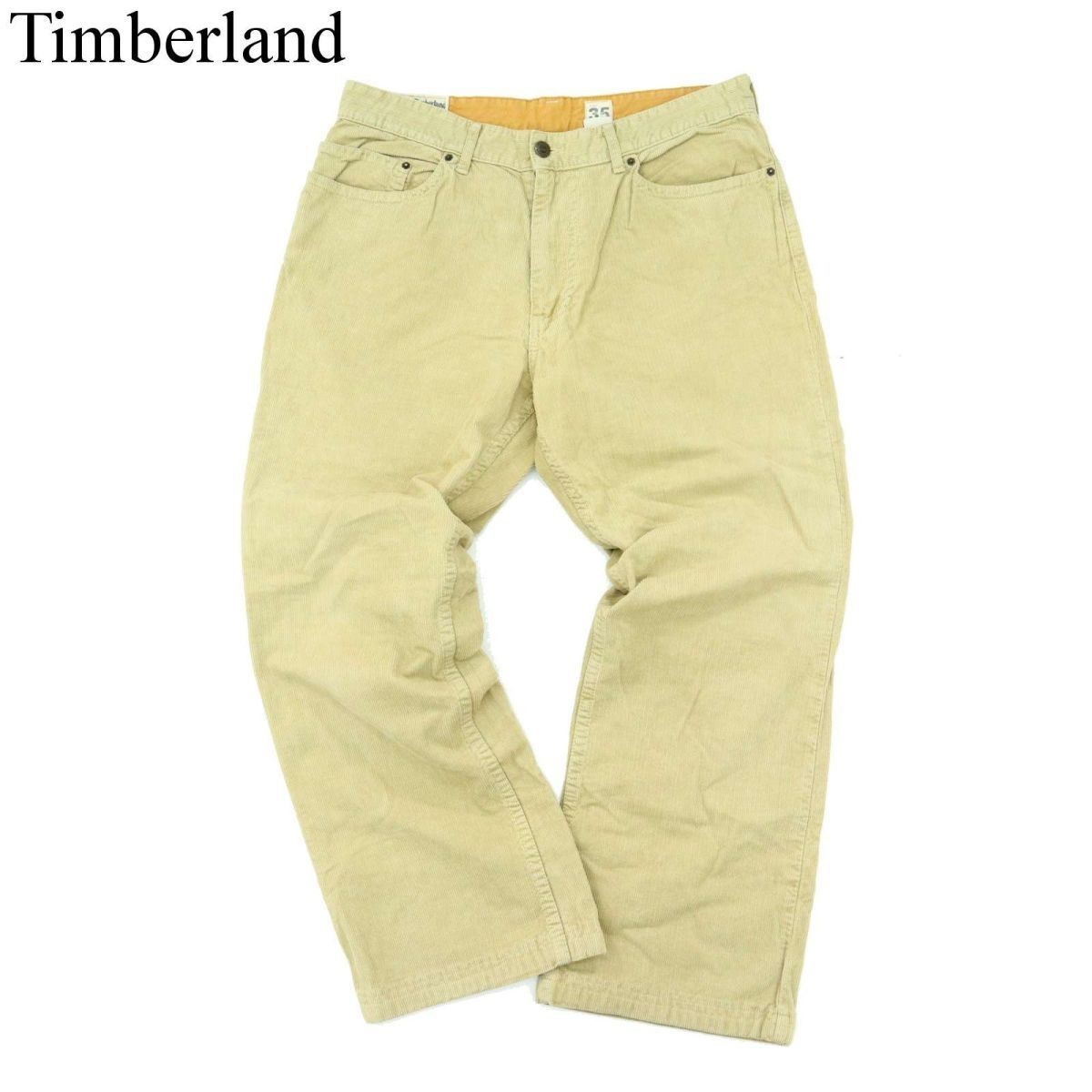 Timberland ティンバーランド 秋冬 コーデュロイ★ ストレッチ ストレート パンツ Sz.35　メンズ 大きいサイズ　A2B04995_B#Q_画像1