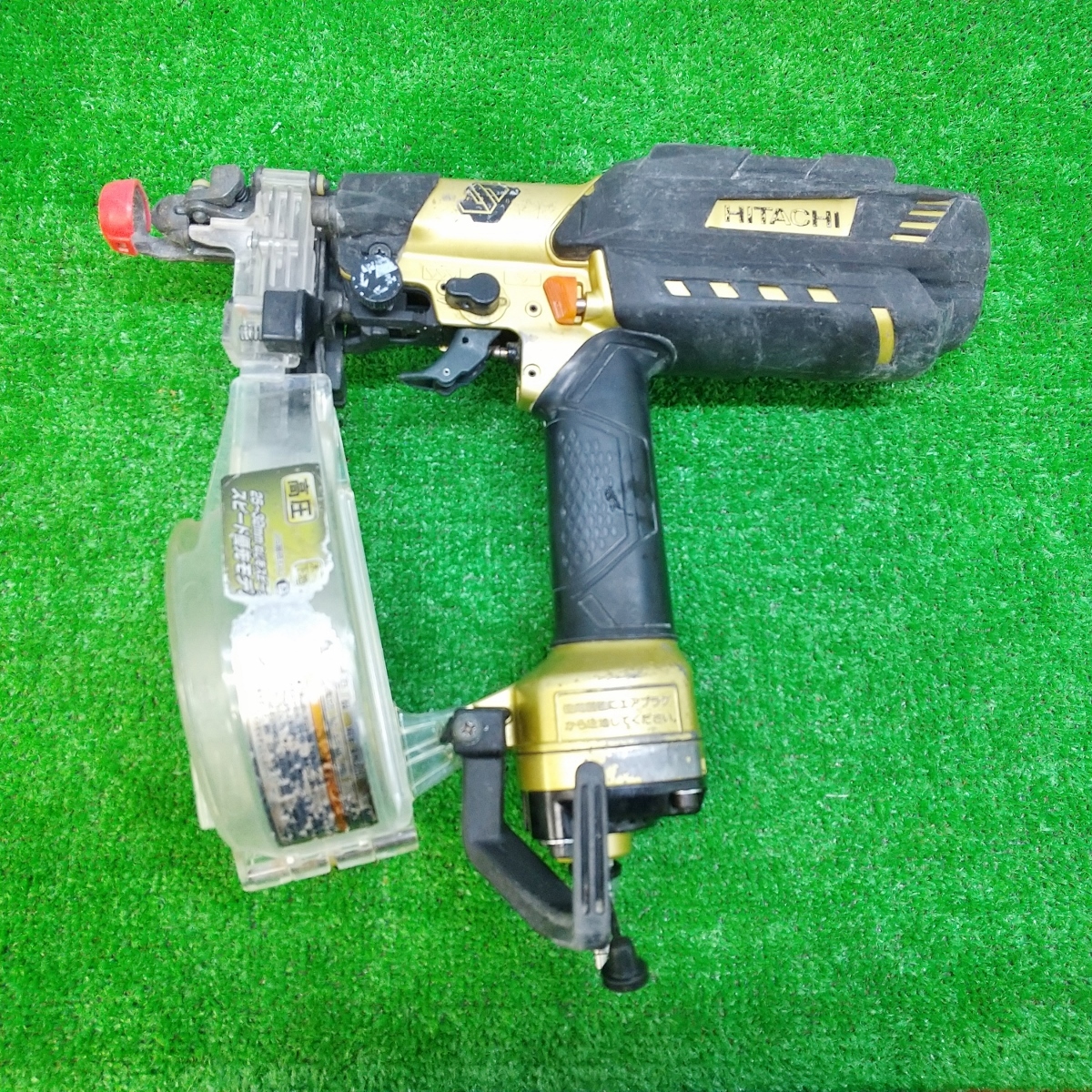 中古 HITACHI 日立工機 41mm 高圧 ねじ打機 WF4H3(S) スピード優先