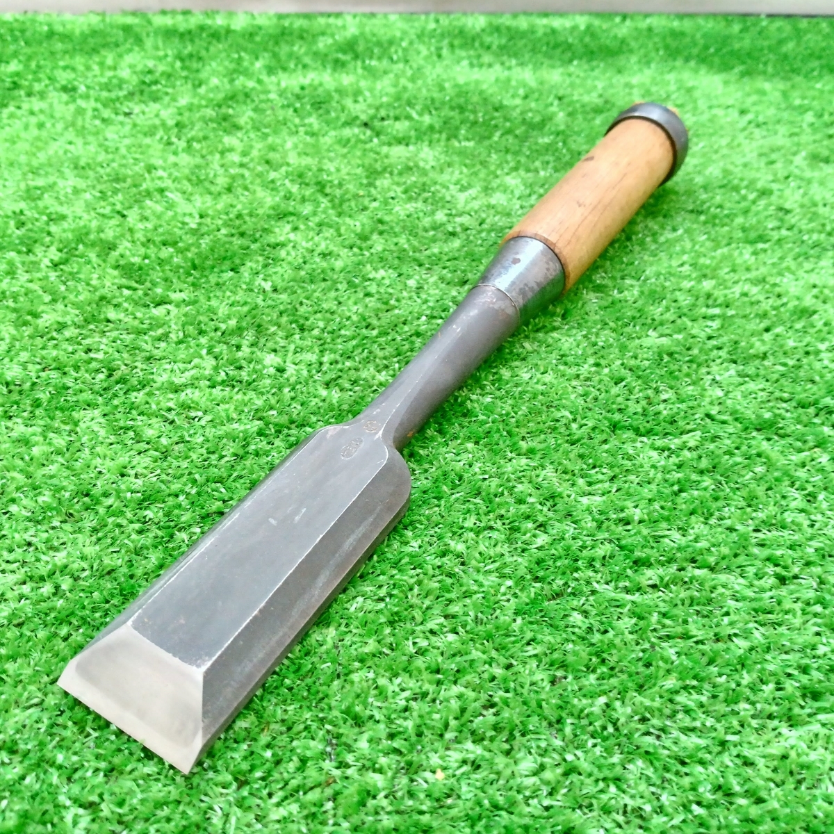 最終値下げ 中古現状品 のみ 1寸2分 追入鑿 叩き鑿 反転刻印 左市弘作