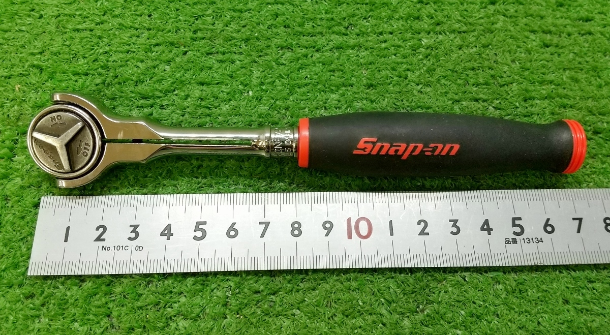 豪華 中古 Snap-on スナップオン 1/4 6.3mm ラウンドヘッドラチェット