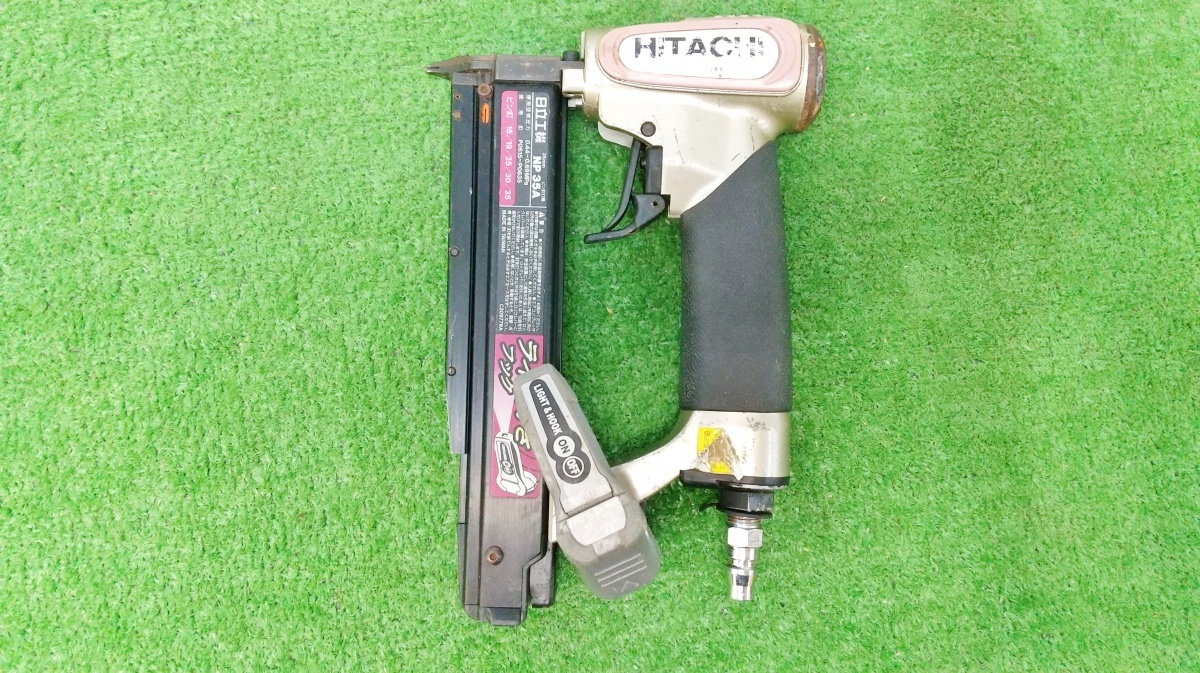 【驚きの価格が実現!】 中古 HITACHI 日立 常圧 35mm ピン釘打機 ピンネイラ 本体のみ NP35A ② エア釘打機 【驚きの価格が実現!】 中古 HITACHI 日立 常圧 35mm ピン釘打機 ピンネイラ 本体のみ NP35A ② エア釘打機