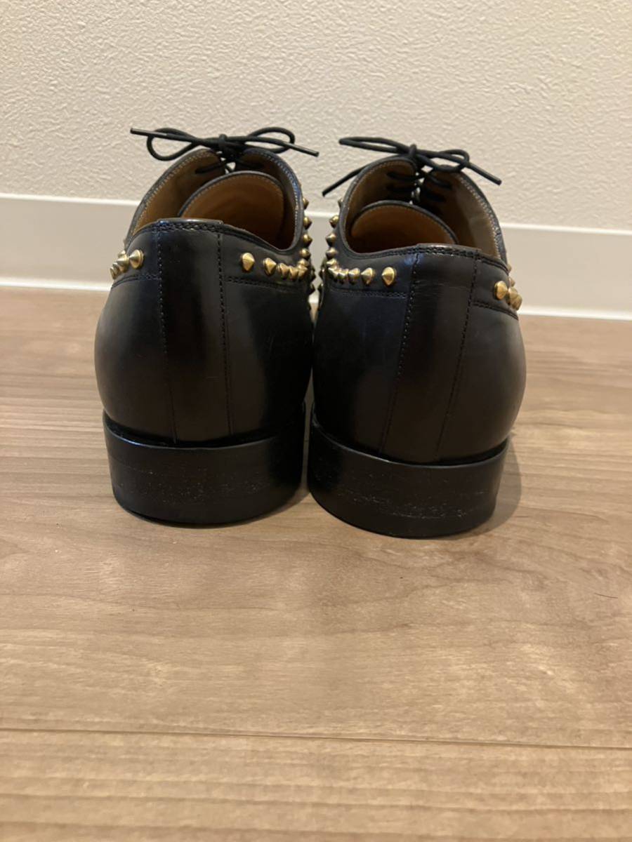 【ほぼ未使用】美品 gucci ドレスシューズ ビジネスシューズ スタッズ betis blamour ストレートチップ　イタリア製　グッチ 7 1/2 26.5cm