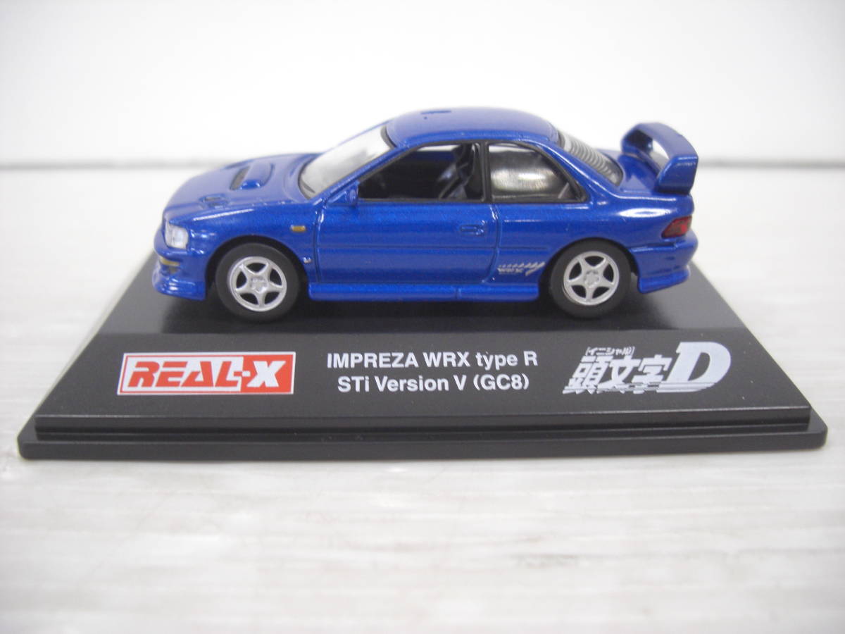 ◆◇イニシャルD　ミニカー　インプレッサ　WRX type R STI Version V(GC8) :玩ｋ0319-102ネ◇◆_画像1