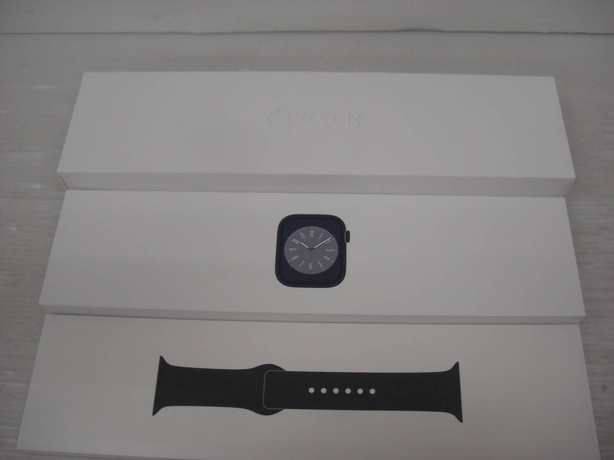 Apple Watch Series8 mm ミッドナイト アルミニウム GPSモデル A